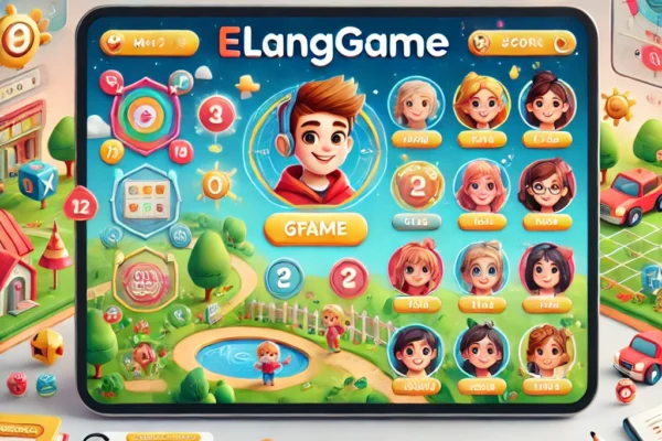 Elanggame educational platform with interactive learning games for students.