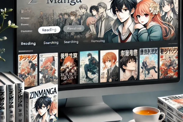 : Zinmanga online manga reading platform interface